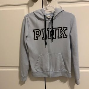 This is a zip up jacket in great condition